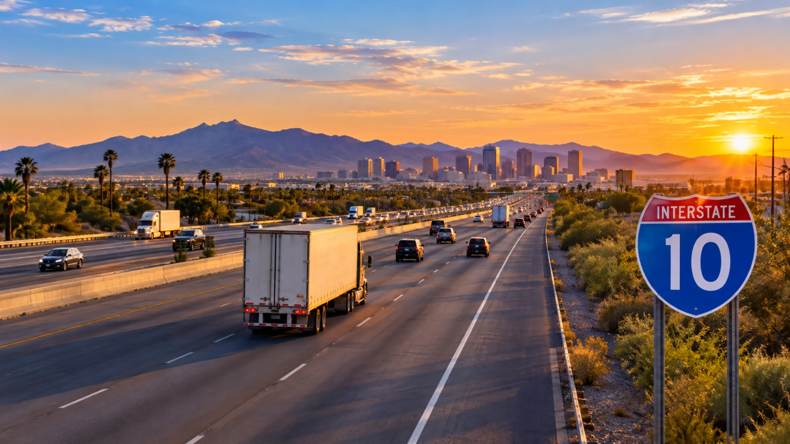 I-10 corridor freight